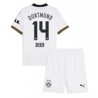 Borussia Dortmund Maximilian Beier #14 Tredje Tröja Barn 2024-25 Kortärmad (+ Korta byxor)